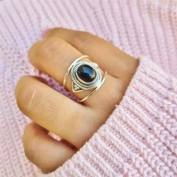 Wholesale Jewelry Copper Geometric Oval Electroplated Ring For Women