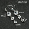 Wholesale Jewelry Copper Geometric Oval Tassel Earrings For Women