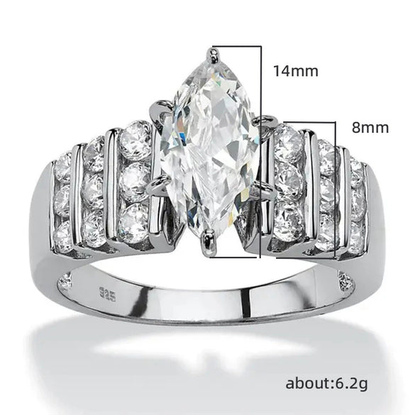 Wholesale Jewelry Copper Geometric Ring For Women And Unisex With Zircon