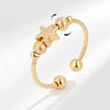Wholesale Jewelry Copper Geometric Simple Frosted Electroplating Ring For Women