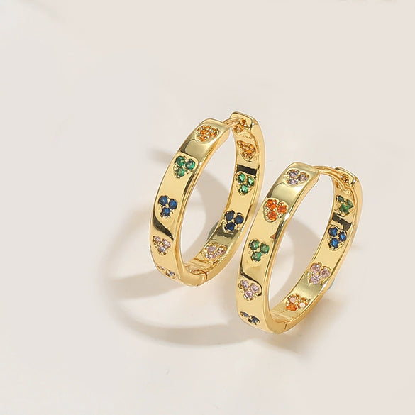 Wholesale Jewelry Copper Geometric Snake Ring And Earrings For Women With Retro And Personal Style Electroplated