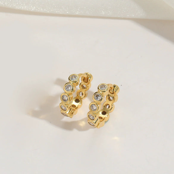 Wholesale Jewelry Copper Geometric Snake Ring And Earrings For Women With Retro And Personal Style Electroplated