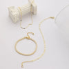 Wholesale Jewelry Copper Geometric Threepiece Set Electroplated Bracelet For Women