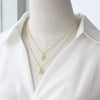 Wholesale Jewelry Copper Gold Plated Flower Pendant Necklace Minimalist Style For Women