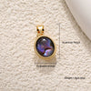 Wholesale Jewelry Copper Gold Plated Flower Shaped Pendant With Tiger Eye Stone Aventurine Turquoise Black Agate Hand Knitted