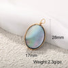 Wholesale Jewelry Copper Gold Plated Flower Shaped Pendant With Tiger Eye Stone Aventurine Turquoise Black Agate Hand Knitted