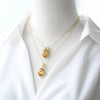 Wholesale Jewelry Copper Gold Plated Fruit Pineapple Hollow Pendant Necklace