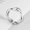 Wholesale Jewelry Copper Gold Plated Irregular Wavy Pattern Ring
