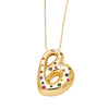 Wholesale Jewelry Copper Gold Plated Letter Pendant Necklace With Box Chain