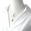 Wholesale Jewelry Copper Goldplated Fivepointed Star And Heart Shape Pendant Necklace With Ball Bead Chain