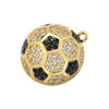Wholesale Jewelry Copper Goldplated Heart Flower Bow Pendant