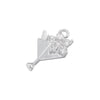 Wholesale Jewelry Copper Goldplated Heart Flower Bow Pendant