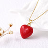 Wholesale Jewelry Copper Goldplated Heart Pendant Necklace Box Chain