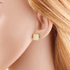 Wholesale Jewelry Copper Goldplated Heart Shape Earrings