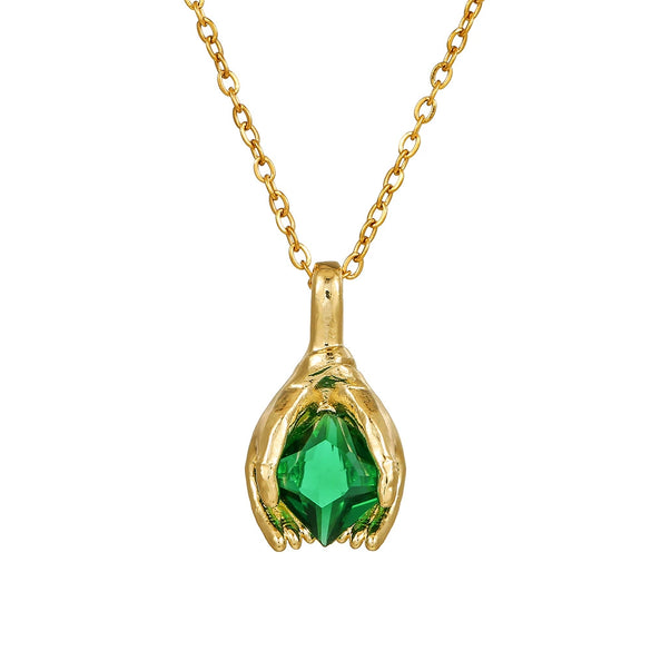 Wholesale Jewelry Copper Handmade Geometric Pendant Necklace For Women