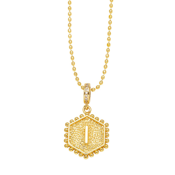Wholesale Jewelry Copper Heart Geometric Electroplated Necklace