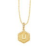 Wholesale Jewelry Copper Heart Geometric Electroplated Necklace