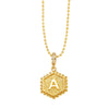 Wholesale Jewelry Copper Heart Geometric Electroplated Necklace
