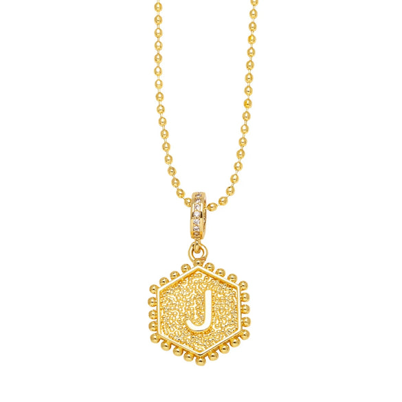 Wholesale Jewelry Copper Heart Geometric Electroplated Necklace