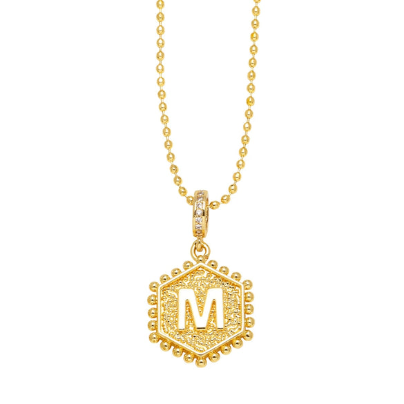 Wholesale Jewelry Copper Heart Geometric Electroplated Necklace