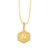 Wholesale Jewelry Copper Heart Geometric Electroplated Necklace