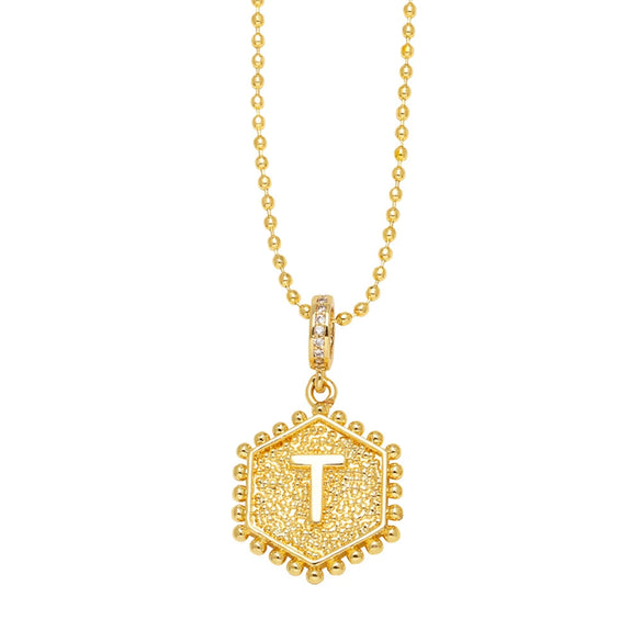 Wholesale Jewelry Copper Heart Geometric Electroplated Necklace