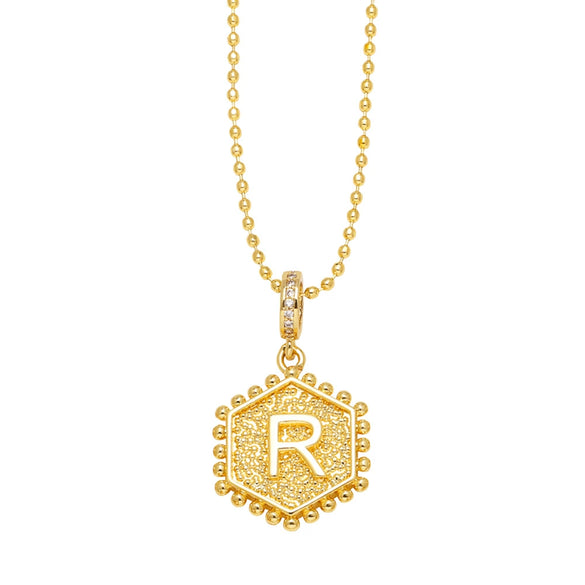 Wholesale Jewelry Copper Heart Geometric Electroplated Necklace