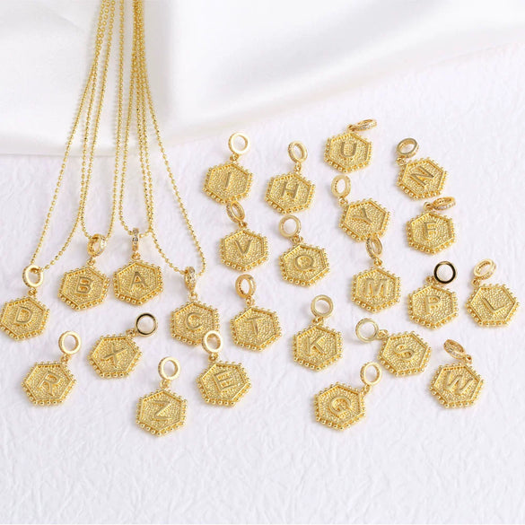 Wholesale Jewelry Copper Heart Geometric Electroplated Necklace