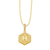 Wholesale Jewelry Copper Heart Geometric Electroplated Necklace