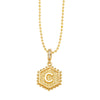 Wholesale Jewelry Copper Heart Geometric Electroplated Necklace