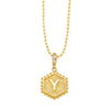 Wholesale Jewelry Copper Heart Geometric Electroplated Necklace
