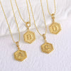 Wholesale Jewelry Copper Heart Geometric Electroplated Necklace