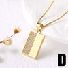 Wholesale Jewelry Copper Heart Shape Box Chain Necklace With Electroplating