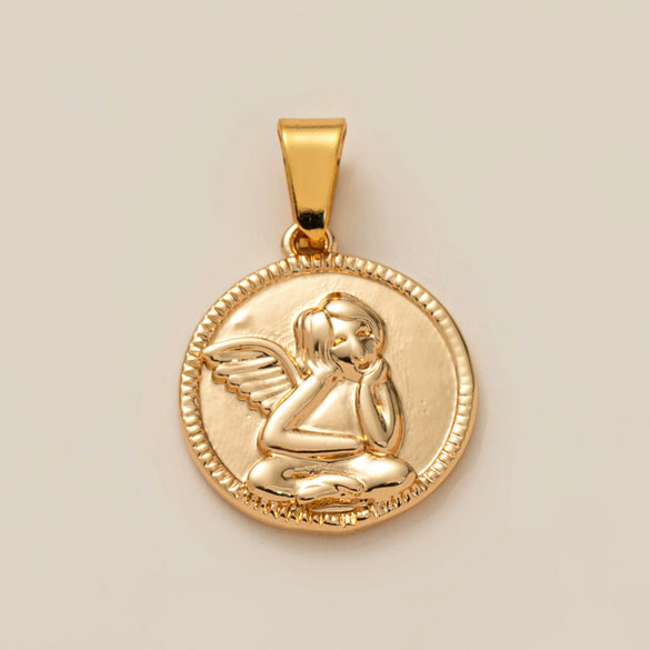 Wholesale Jewelry Copper Heart Shape Electroplating Pendant Necklace With Sun Love Ocean Horseshoe Moon Animal Starfish Conch Elements
