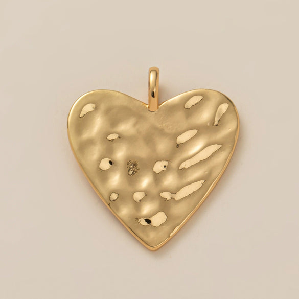 Wholesale Jewelry Copper Heart Shape Electroplating Pendant Necklace With Sun Love Ocean Horseshoe Moon Animal Starfish Conch Elements