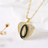 Wholesale Jewelry Copper Heart Shape Goldplated Lip Chain Necklace