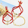 Wholesale Jewelry Copper Heart Shape Pendant Bracelet With Electroplating