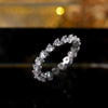Wholesale Jewelry Copper Heart Shaped Zircon Ring Women's