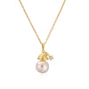Wholesale Jewelry Copper Inlaid Zircon Geometric Christmas Element Necklace For Women