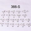 Wholesale Jewelry Copper Inlaid Zircon Heart Shaped Electroplated Women's Fake Nose Ring
