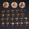 Wholesale Jewelry Copper Inlaid Zircon Heart Shaped Electroplated Women's Fake Nose Ring