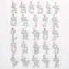 Wholesale Jewelry Copper Inlaid Zircon Letter Crown Hiphop Necklace