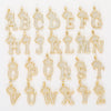 Wholesale Jewelry Copper Inlaid Zircon Letter Crown Hiphop Necklace