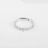 Wholesale Jewelry Copper Inlaid Zircon Open Adjustable Ring With Letter Pattern And Electroplating Process