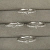 Wholesale Jewelry Copper Inlaid Zircon Open Adjustable Ring With Letter Pattern And Electroplating Process