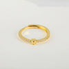 Wholesale Jewelry Copper Inlaid Zircon Open Adjustable Ring With Letter Pattern And Electroplating Process