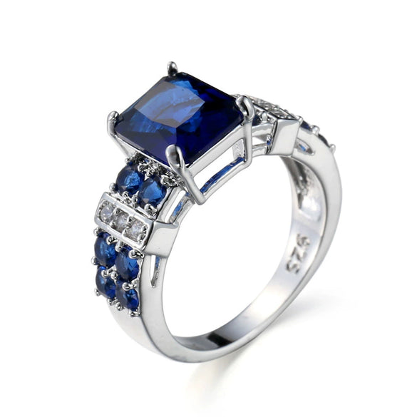 Wholesale Jewelry Copper Inlaid Zircon Punk Style Geometric Gold Plated Ring For Women