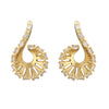 Wholesale Jewelry Copper Irregular Geometric Inlay Zircon Earrings Bracelet Ring For Women Hip Hop Style