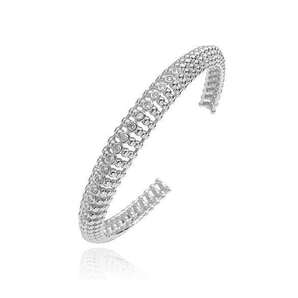 Wholesale Jewelry Copper Irregular Geometric Inlay Zircon Earrings Bracelet Ring For Women Hip Hop Style