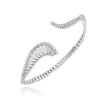 Wholesale Jewelry Copper Irregular Geometric Inlay Zircon Earrings Bracelet Ring For Women Hip Hop Style